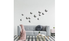 3D dekorace Spring Decor Černí motýli 24007